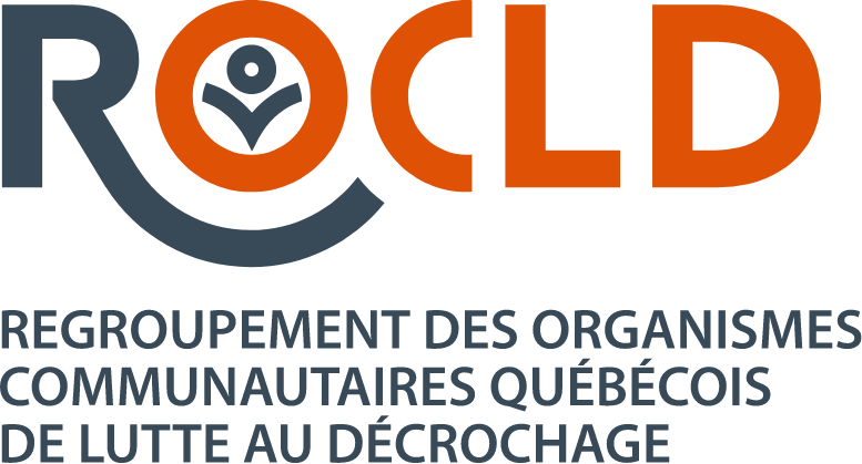 Logo du Regroupement des organismes communautaires québécois de lutte au décrochage